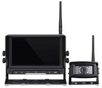 FOOKOO Wireless Backup Camera and Monitor Kit 7'' HD LCD Screen 1080P Rear View Camera with Parking Lines IP69 Waterproof Suits for Truck/Semi-Trailer/Box Truck/RV【Suitable for 24V】