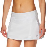 HEAD Women's Athletic Tennis Skort - Performance Training & Running Skirt - Lead Skort Stark White, X-Large