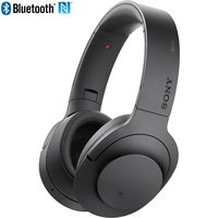 Sony MDR100 h.Ear on Wireless NC On-Ear Bluetooth Headphones w/ NFC - Charcoal Black - (Renewed)