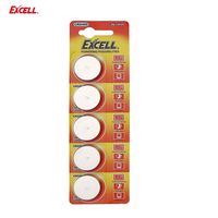 Mandalaa 5Pcs/Lot Excell 3V Cr2450 Lithium Coin Cells Button Batteries Lithium Cell 3 Volt Button Cells for Watch Led Lights Toys Cr2450 3V Lithium Button Cells