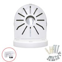 BeElion L-Shape Dome Camera Bracket,Universal Metal Wall Ceiling Mount Bracket for Security CCTV Hikvision Dome Camera