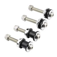 PBYMT Detachable Sissy Bar Backrest Docking Hardware Kit Compatible for Harley Sportster XL 883 1200 2004-2019