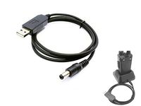 Mengshen Baofeng Charger Cable USB for Baofeng UV-5R UV-5RA UV-5RE UV-6R UV-82 BF-F8HP UV-82HP UV-5X3 Walkie Talkie Radio MS-CB01