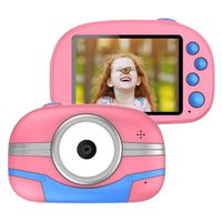 Lesgos Kids Digital Camera, WiFi Digital Dual Camera, 2.8 Inch Touch Screen HD 1080P Children Video Camera Camcorder for Age 3-14 Years Old Girls Boys Christmas Birthday Party