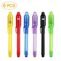 TAGVO Secret Pens - Invisible Writing, Detective Birthday Party Accessory for Children (6 PCS)