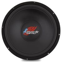 Lanzar 15in Car Subwoofer DVC - IB Open Air Audio Stereo Speaker, 4 Ohm Impedance, Steel Basket, 400 Watt Power, Non-Pressed Paper Cone and Foam Surround for Vehicle Sound System - DCTOA15D