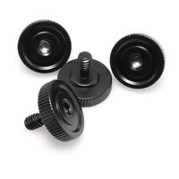 Magic&shell 4PCS Quick Release 1/4" Male to 1/4" Female Thread Thumb Screw Adapter for Camera Flash Bracket Tripod L Type Bracket Stand