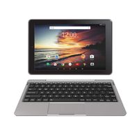 RCA 10" Viking Pro10 Tablet with Detachable Keyboard - 32GB, GPS System & Dual Camera - (RCT6K03W13H1, Metallic Gray)