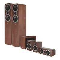 Q Acoustics 3000i 5.1 (3050i) Home Theater Speaker Package (English Walnut)