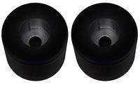 Penn Elcom F1691-2 Rubber Cabinet Feet/Grill Standoff for Speakers, Road Gear and Equipment Cases, Black (2-Pack)