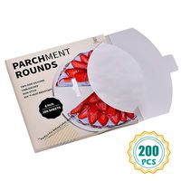 Katbite Round Patty Paper-200, 4 Inch, 5"6"8"9"10"12" Parchment Rounds Available, Uses for Patty Separating and Freezing