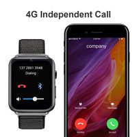 vafany Smart Watch, LEM10 4G HD 2MP GSM Watch with Pedometer Heart Rate for Men Women