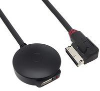 LECMARK USB Bluetooth Music Adapter 4.0 to MMI 3G AMI MDI Audio Cable for Bentley Volkswagen Audi A4 A8 Q5 Q7 S4 S5 Series, ONLY for MMI 3G NOT Fits for MMI 2G or MMI 3G Plus 3G+