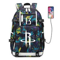 AUGYUESS Basketball Player Star Backpack School Bag Daypack Bookbag Shoulder Bag Laptop Bag