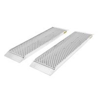 Guardian S-4812-1500-P Dual Runner Shed Ramps with Punch Plate Surface-12 Wide, 4' Long