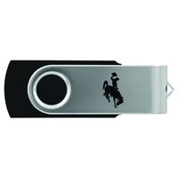 LXG, Inc. University of Wyoming -8GB 2.0 USB Flash Drive-Black