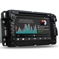 Witson Capacitive Touch Screen Car DVD GPS Navigation Unit for for GMC Yukon Sierra Chevrolet Chevy Tahoe Suburban Buick (Enclave 08-12 and Lucerne 08-12) Radio (Am/fm) Dual Zone, Phone Book, SWC