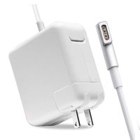 Mac Book Pro/Air Charger, Replacement 60W Magssafe L-Tip Power Adapter for Mac Book Pro 13-inch A1181 A1278 A1184 A1330 A1342, L-Shape Magnetic Charger Connector (60W Magssafe 1 L-tip)