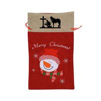 VAbBUQBWUQ Tomb Horse Santa Clause Drawstring Candy Goody Toy Gift Stocking Bag Holiday Wrapping Party Favors Presents Decorations