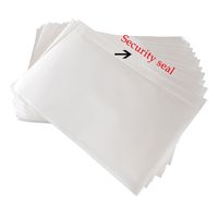 SJPACK 200 7.5" x 5.5" Clear Adhesive Top Loading Packing List/Label Envelopes Pouches