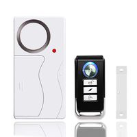 NineLeaf Wireless Door Alarm with Remote, Anti-Theft Window Alarms, Contact Sensor Alarm, Pool Door Alarm, Entry Chime,Apartment Alarm,Fridge Door Open Alarm for Kid Safety(Pack of 1)