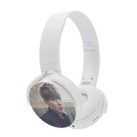 Fanstown BTS Bangtan Boys Kpop Headphone Earphone Heatset Bluetooth Wireless Hi-Fi Stereo Wired & Wireless Skool Luv Affair with Pendant
