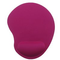 Mouse Pad with Gel Wrist Rest Support,Upgraded Mouse Wrist Rest Pad Wrist Pain Relief Perfect for Gaming Computer Laptop Office (Hot Pink)