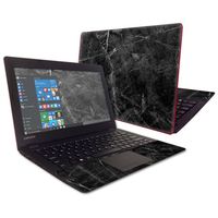 MightySkins Skin Compatible With Lenovo IdeaPad 100s 11.6" - Black Marble | Protective, Durable, and Unique Vinyl Decal wrap cover | Easy To Apply, Remove, and Change Styles | Made in the USA