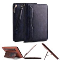Case for iPad Mini 5,Portable Multi Function Slim Folio Flip PU leather Smart Stand Full Body Protective Case Cover with Card Slot and Wallet Case for 2019 Release iPad Mini 5(iPad mini 5, Dark blue)
