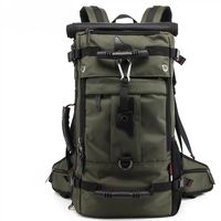 SUNWIN Large Travel Backpack Latop Bag Knapsack 40L Hiking Camping Bag Waterproof BackpackFor 17 Inch Laptop (Army Green)