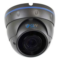 GW Security VD5489IP H.265 POE IP Security HD IP 5MP (1920P/1080P) Varifocal Dome Camer (Gray)