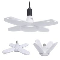 LED Garage Lights, 1PACK 6000Lumens Adjustable Trilights Garage Ceiling Light,60W LED Garage Ceiling Light, CRI 80, 6000k Nature Light for Garage, Barn, Workshop,Warehouse (1 Pack)