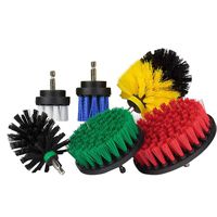PENGYGY Fashion New 6Pcs Grout Power Scrubber Cleaning Brush Tub Cleaner Combo Tool Kit