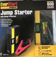 Everstart Maxx K05 Jump Starter W/Surge Protector 600 Amps For V6