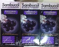 Sambucol Black Elderberry Original Formula 4 Oz (Pack of 3)