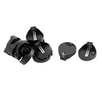 uxcell CR2025 2032 20mm Pin Distance Button Cell Battery Holder Socket 10 Pcs