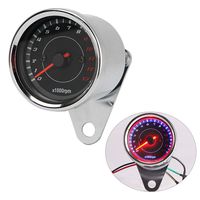 INNOGLOW Motorcycle Tachometer Rev Counter Speedometer Odometer Universal 13000RPM LED Night Light Backlight Tacho Gauge for ATV Honda Yamaha Suzuki Harley Kawasaki Cruisers Harley