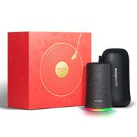 Bluetooth Speaker, Soundcore Flare Portable Wireless Speaker by Anker, 360° Sound and LED Ambient Light, IPX7 Waterproof & Long Playtime for Parties, Limited Edition with Travel Case