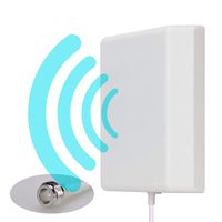 Lysignal Outdoor/Indoor Wall Mount Directional Panel Antenna 698 to 2700MHz 9dBi for Mobile Signal Booster