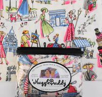 'NUGGLEBUDDY Microwavable Moist Heat & Aromatherapy Organic Rice Pack Combo Cold Pack."Ooh La La" Fabric. UNSCENTED. AWESOME HOLIDAY GIFT!