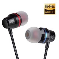 Wired Headset, Noise Isolating, Deep Bass, Ergonomic Design &Crystal Clear Sound, 3.5mm Wired Earphones