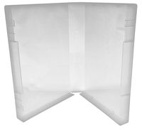 (4) CheckOutStore Plastic Storage Cases for Wood Mounted Rubber Stamps (Clear/Spine: 35 mm)