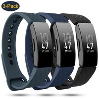findway Compatible with Fitbit Inspire HR Bands/Fitbit Inspire Band, Adjustable Soft Silicone Inspire Straps for Women Men Sports Replacement Accessories Bands for Inspire/Inspire HR Fitness Tracker