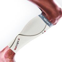 RecoFit Calf Compression Sleeve (White, X-Small)