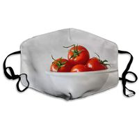 Vtwvg Tomatoes-Vegetables-Food-frisch Washable Reusable Safety Mask, Stylish Polyester Adolescent Couple Dust-Proof Adjustable Earrings