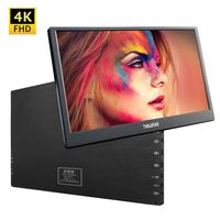 Thinlerain 18.4 inch 4K Gaming Monitor with HDMI, IPS FHD (3840 2160) Ultra-Thin Portable Monitor USB C, Built-in Dual Speaker for Xbox PS4 Xbox360 Raspberry Pi PC Laptop