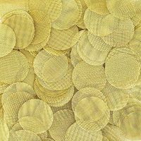 200 Piece - 5/8 Inch Premium Quality 100% Brass Screen Filters, Extra Fine Mesh