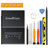 GoodFixer Battery for iPad Air, iPad 5 Generation,A1474, A1475, A1476,A1822,A1823,with Full Repair Tools,New 0 Cycle Li-ion Replacement Battery [365 DAYS Warranty]