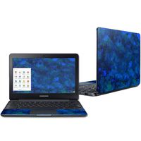Mightyskins Skin Compatible with Samsung Chromebook 3 11.6" - Blue Ice | Protective, Durable, and Unique Vinyl Decal Wrap Cover | Easy to Apply, Remove, and Change Styles | Made in The USA