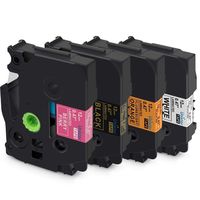 Replace TZ Tape 12mm 0.47 Laminated White Compatible with Brother TZe-231 TZe-MQP35 TZe-334 TZe-B31 P Touch TZe Label Tapes Work with PTP750W PT-P710BT White Pink Gold Orange 4 Pack